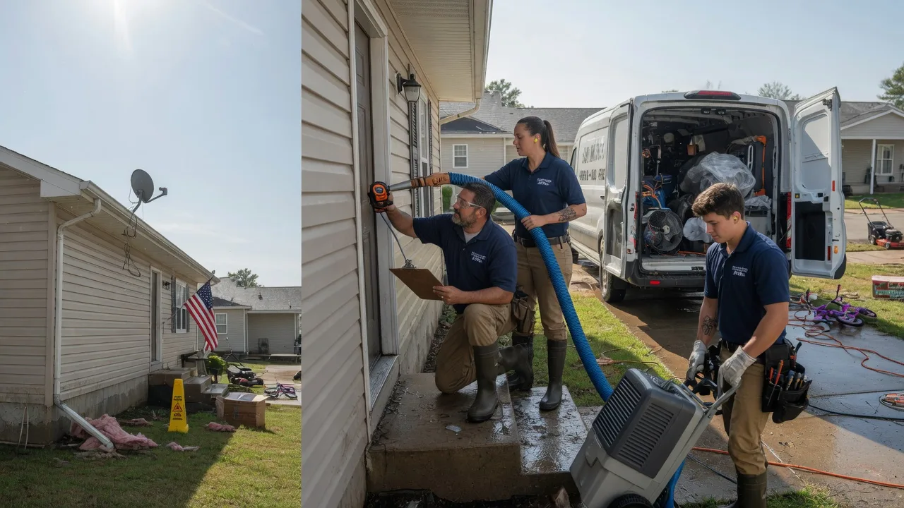Ceiling Water Damage Restoration in Medway, ME near me